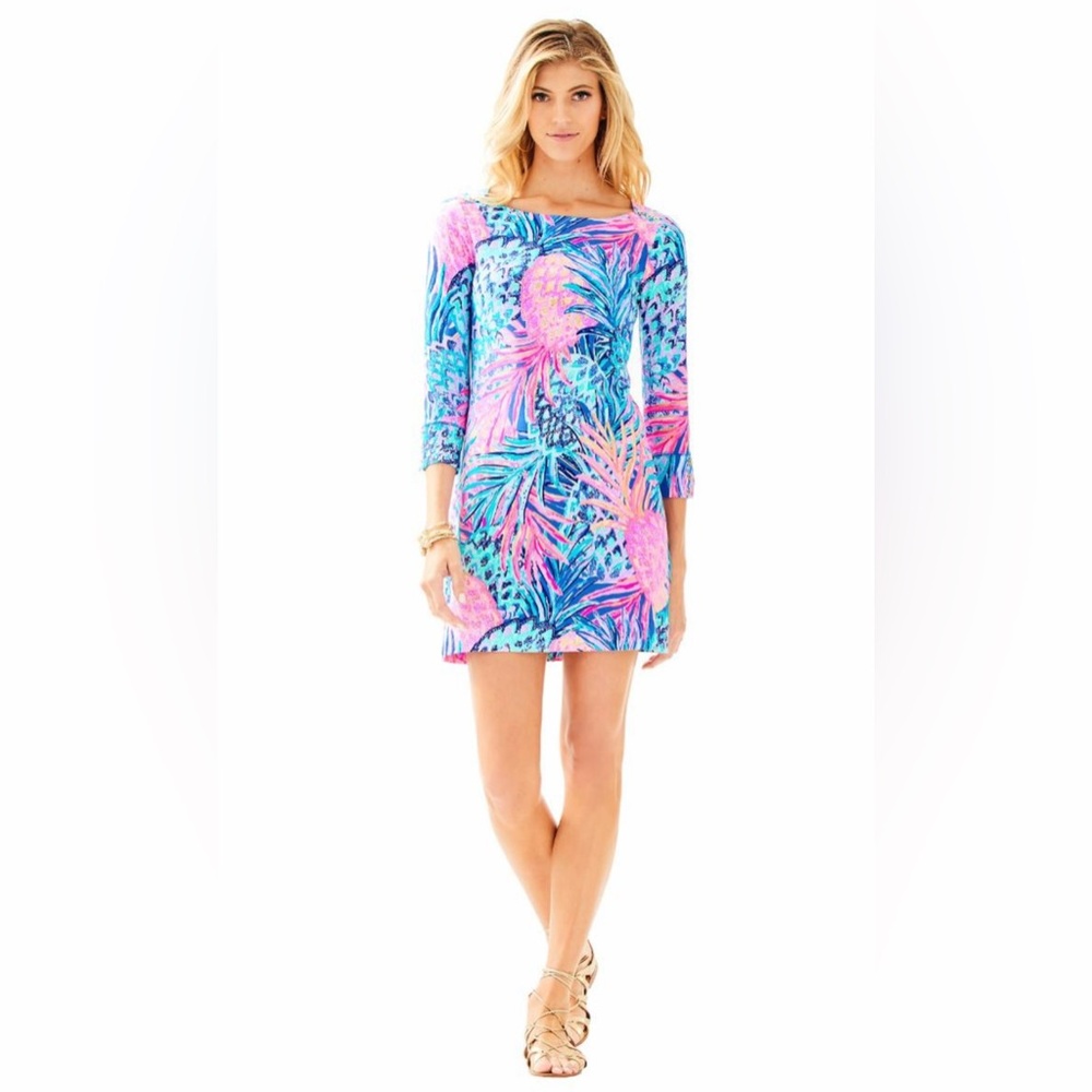 Lilly Pulitzer Vibrant Tropical Print Dress